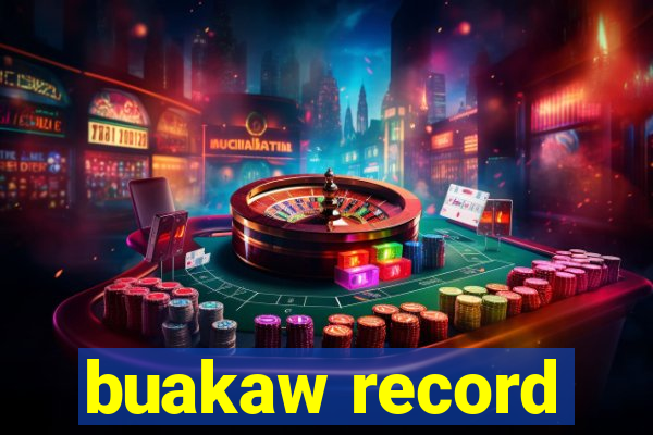 buakaw record