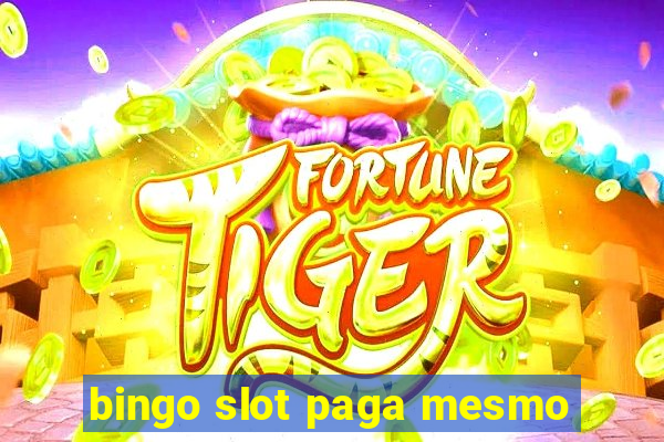 bingo slot paga mesmo