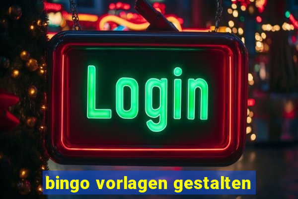 bingo vorlagen gestalten