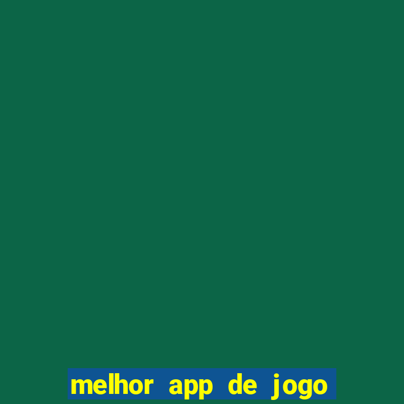 melhor app de jogo de futebol