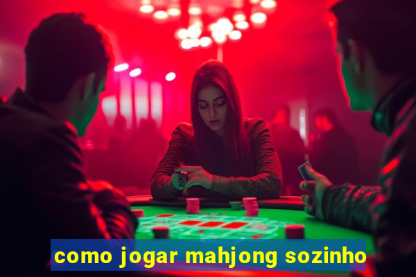 como jogar mahjong sozinho