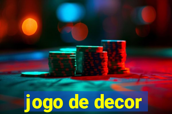 jogo de decor