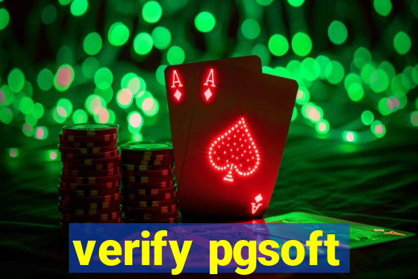 verify pgsoft