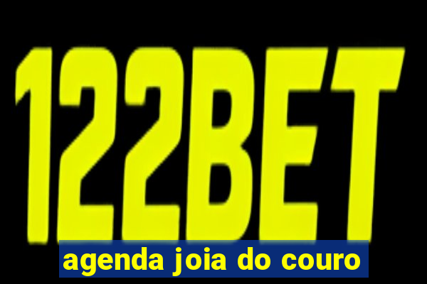 agenda joia do couro