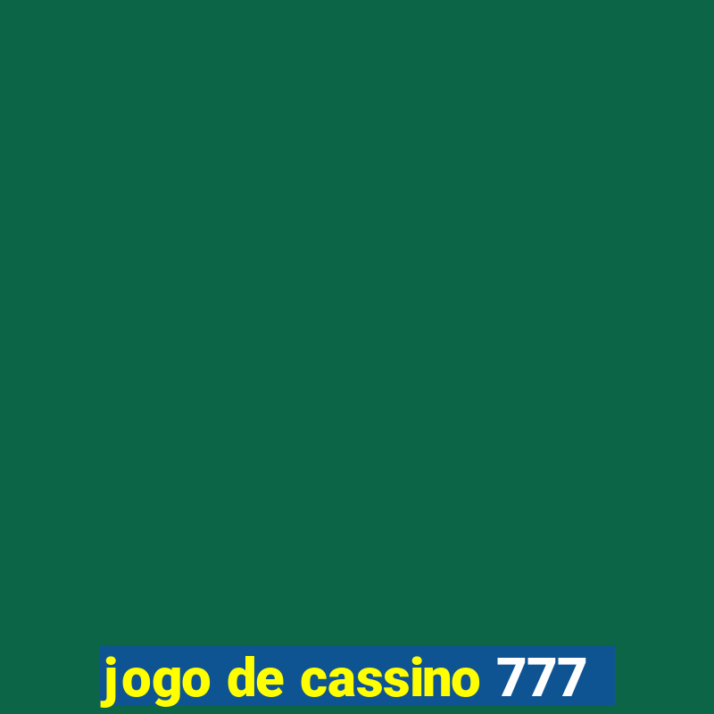 jogo de cassino 777