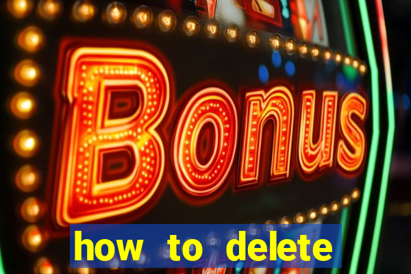 how to delete account in bingo plus