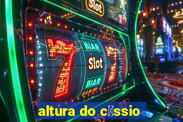 altura do c谩ssio