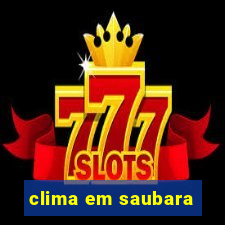 clima em saubara