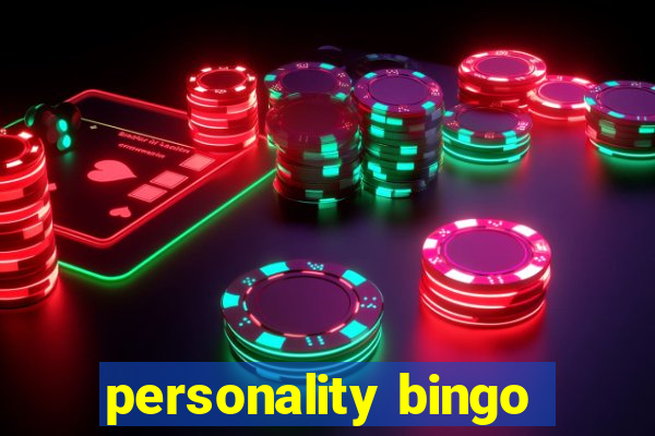 personality bingo