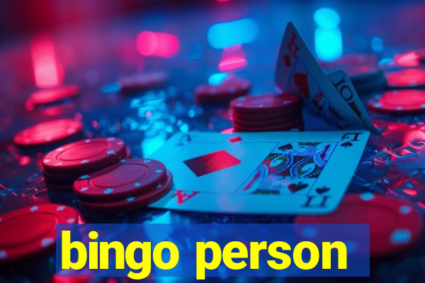 bingo person