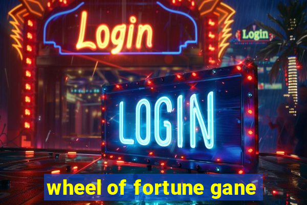 wheel of fortune gane