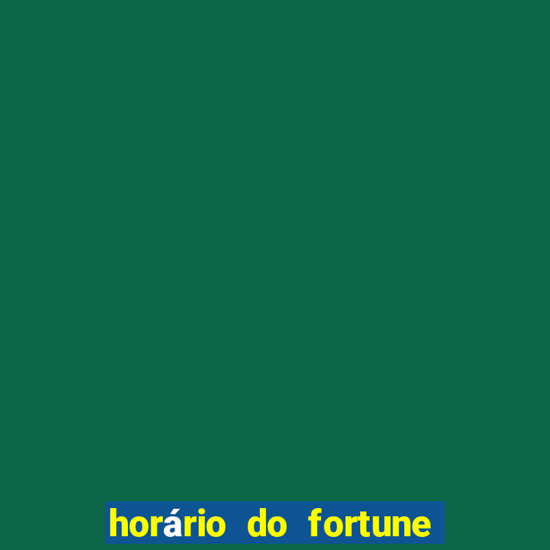 horário do fortune rabbit Commercial