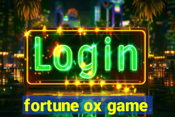 fortune ox game