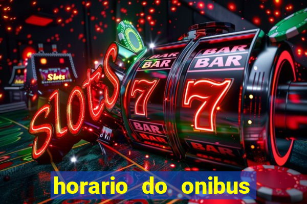 horario do onibus vila nova