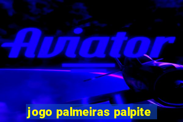 jogo palmeiras palpite