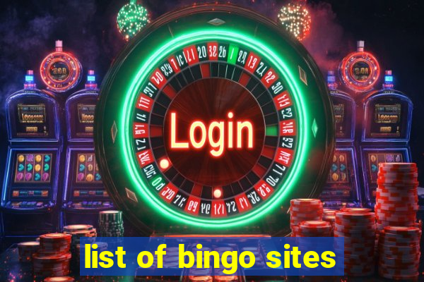 list of bingo sites