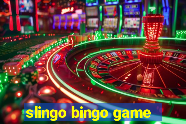 slingo bingo game