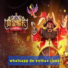 whatsapp de velhas ricas