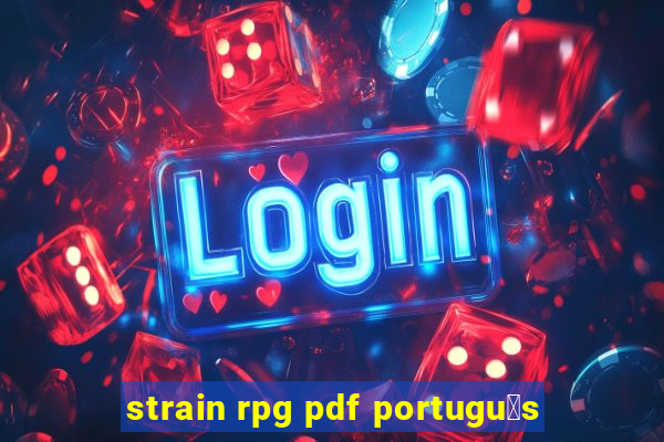 strain rpg pdf portugu锚s