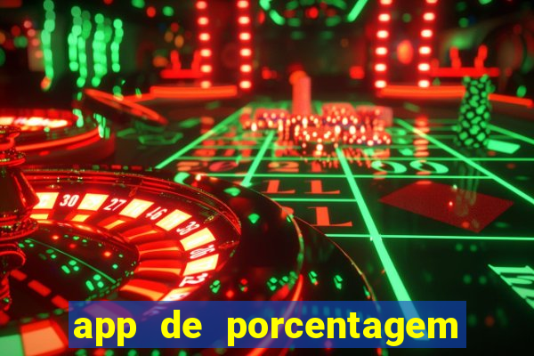 app de porcentagem de jogos slots