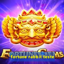 fortune rabbit teste