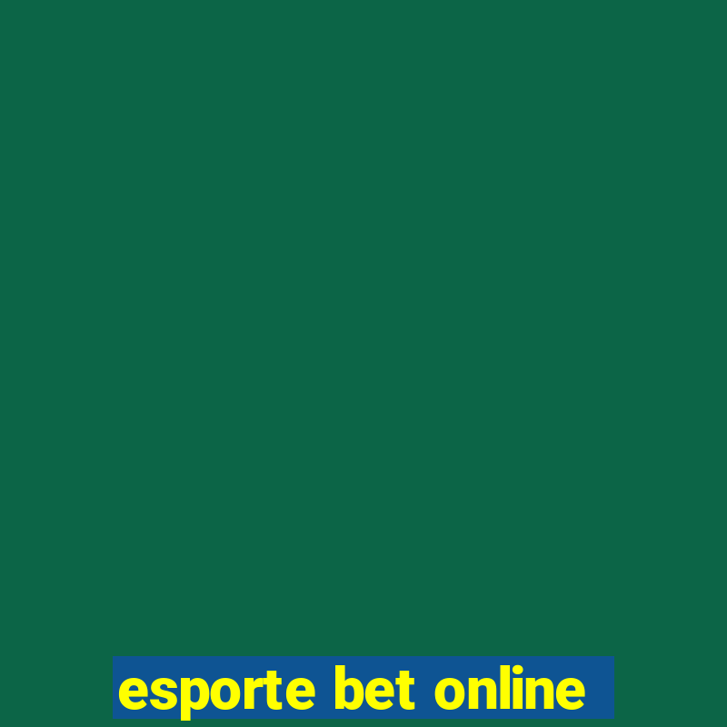 esporte bet online