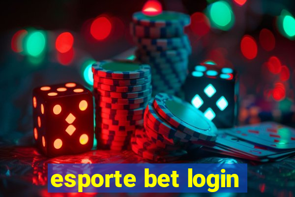 esporte bet login