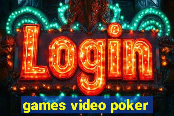 games video poker