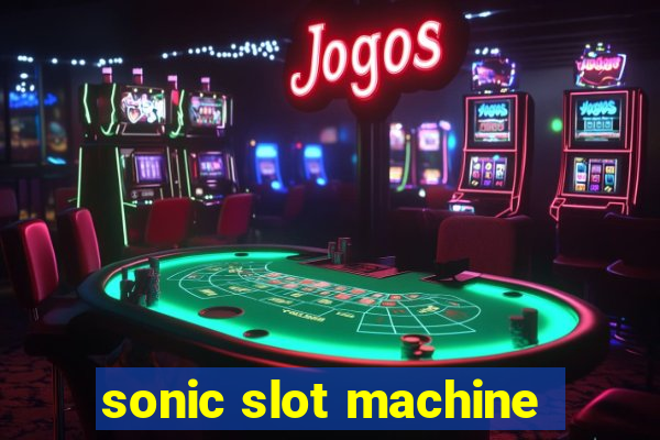 sonic slot machine