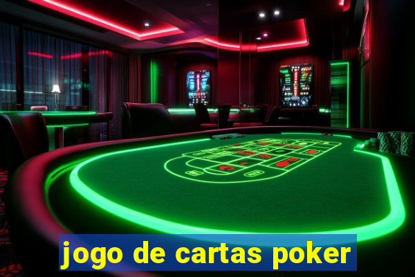 jogo de cartas poker