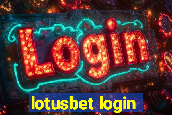 lotusbet login