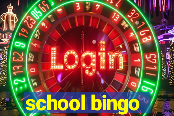 school bingo