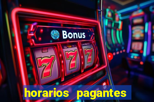 horarios pagantes fortune tiger hoje