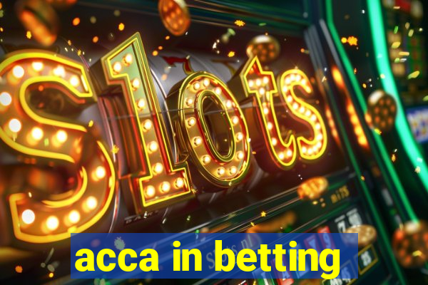 acca in betting