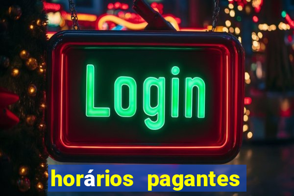 horários pagantes fortune rabbit hoje