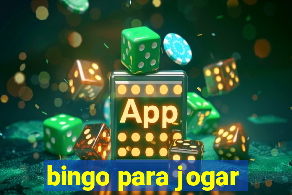 bingo para jogar