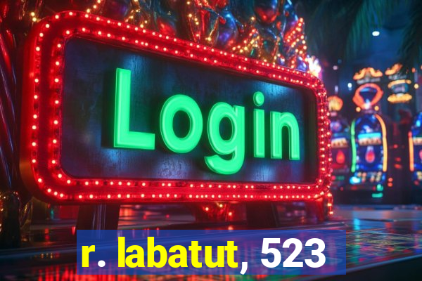 r. labatut, 523