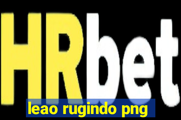 leao rugindo png