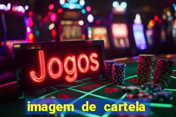 imagem de cartela de bingo