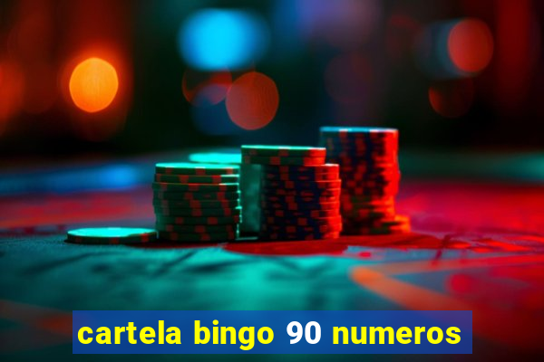 cartela bingo 90 numeros