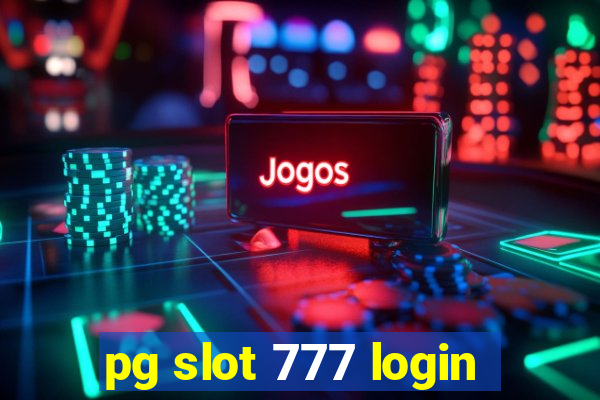 pg slot 777 login