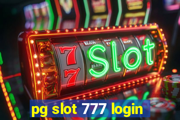 pg slot 777 login