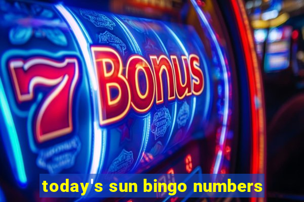 today's sun bingo numbers