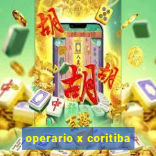 operario x coritiba