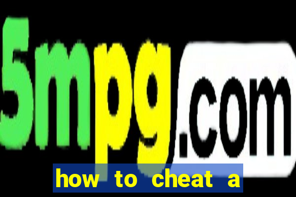 how to cheat a slot machine