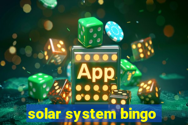 solar system bingo