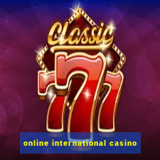 online international casino