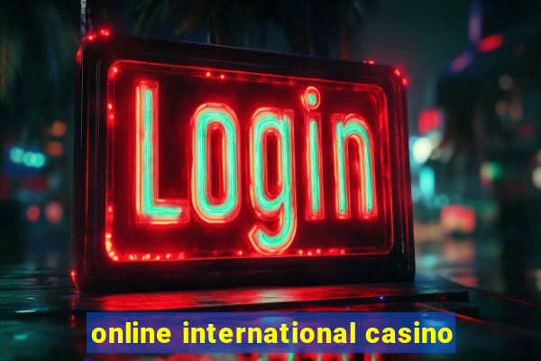 online international casino