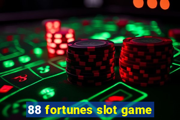 88 fortunes slot game