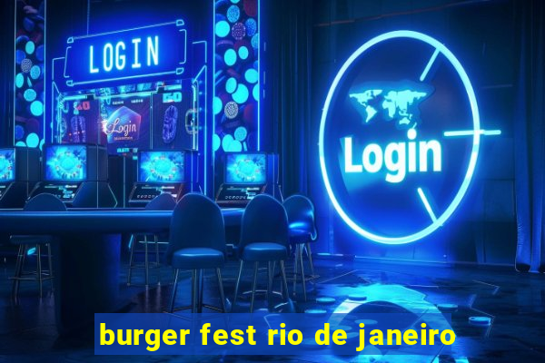 burger fest rio de janeiro